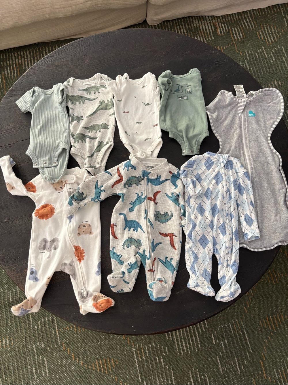 Newborn baby boy 8 piece bundle including love to dream and Angel Dear